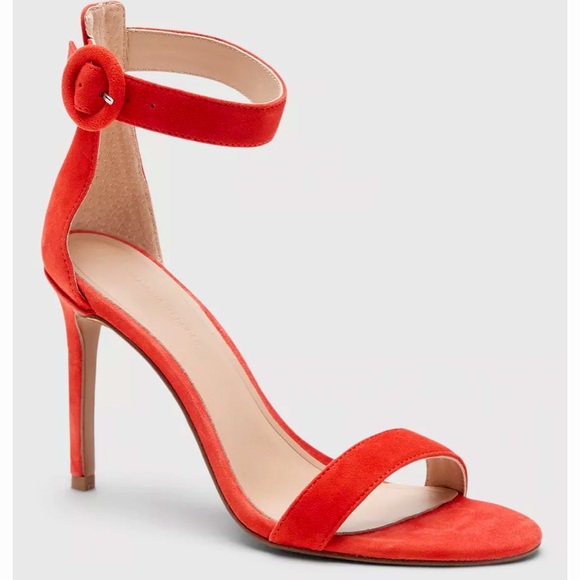 Banana Republic Shoes - Bare Suede Banana Republic Heeled Sandal